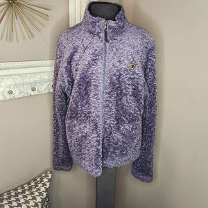 Purple Ariat Women's Fleece Jacket Size Large
